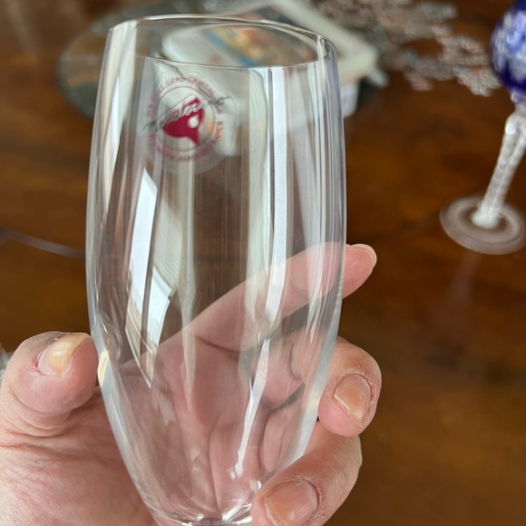 Cristal D'arques Mendocino Set of 3 French 24% Lead Crystal Champagne Flutes - Picture 8 of 10